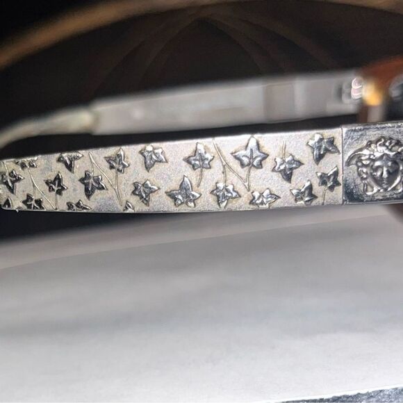 Versace 90s Vintage Sunglasses Unisex Metal and Gold Frames READ DESCRIPTION - Picture 8 of 16